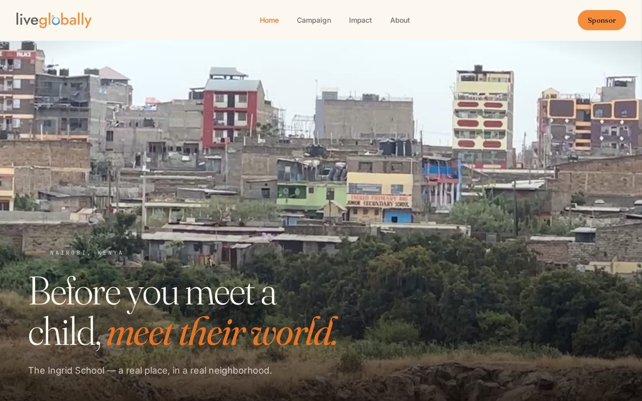 Live Globally — Live site